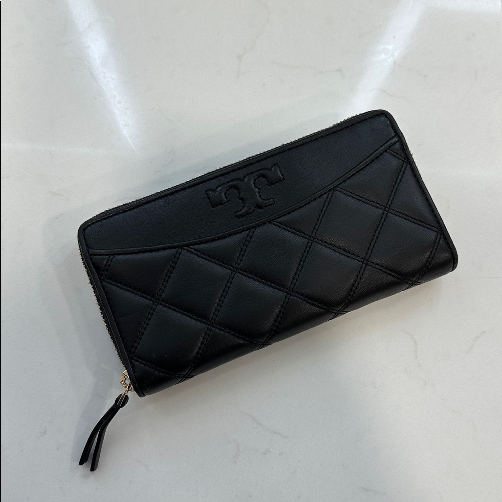Tory Burch Wallet - Black Leather